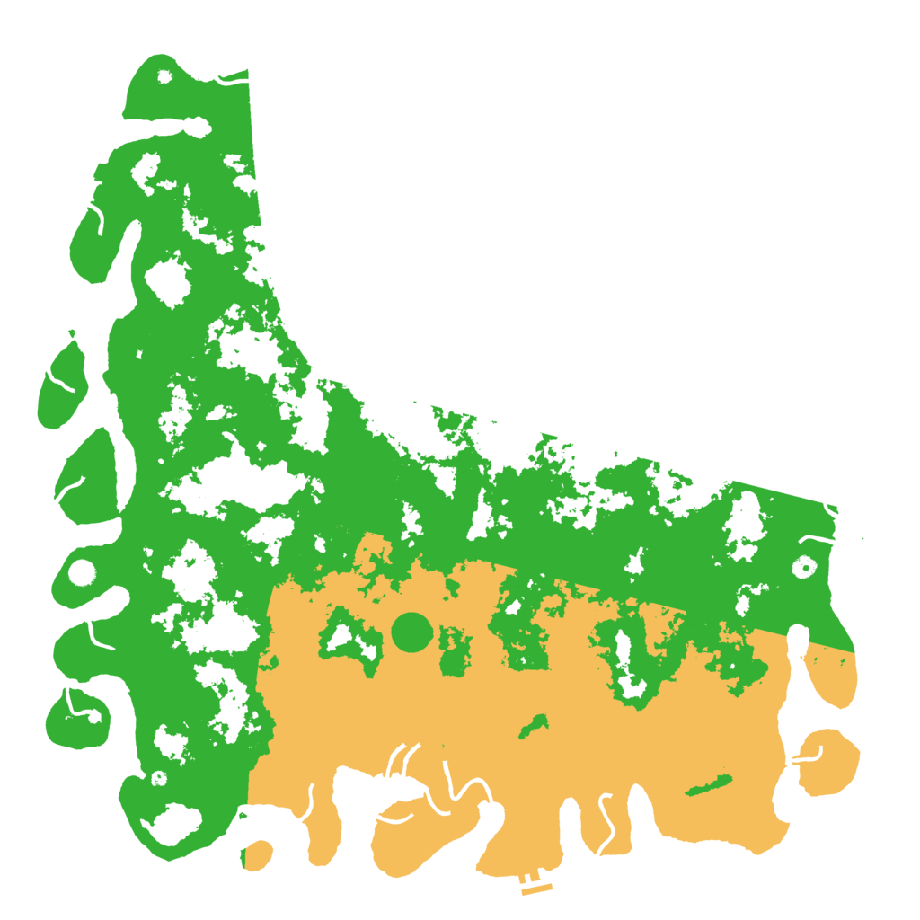 Biome Rust Map: Procedural Map, Size: 6000, Seed: 12282018