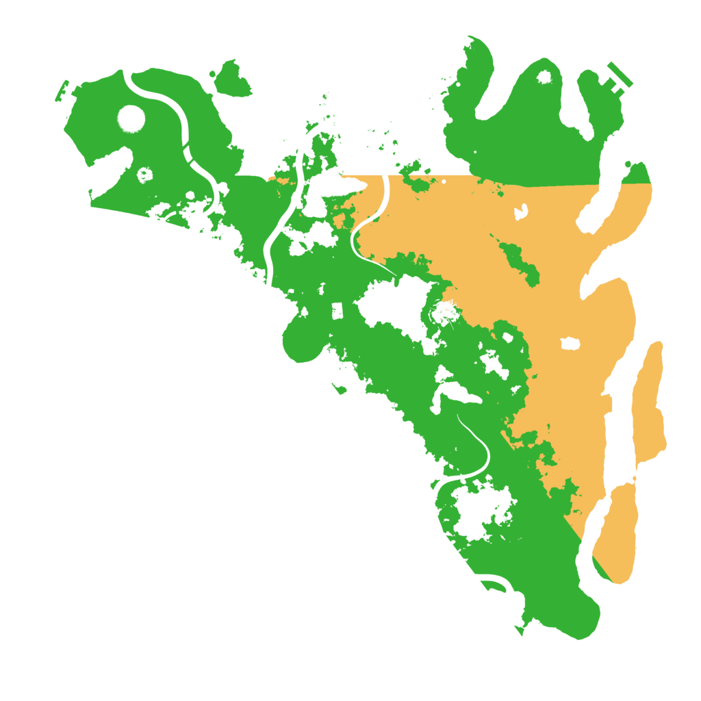 Biome Rust Map: Procedural Map, Size: 4500, Seed: 986452394