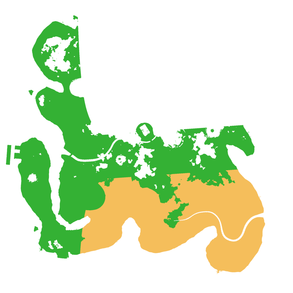 Biome Rust Map: Procedural Map, Size: 3000, Seed: 2028663961