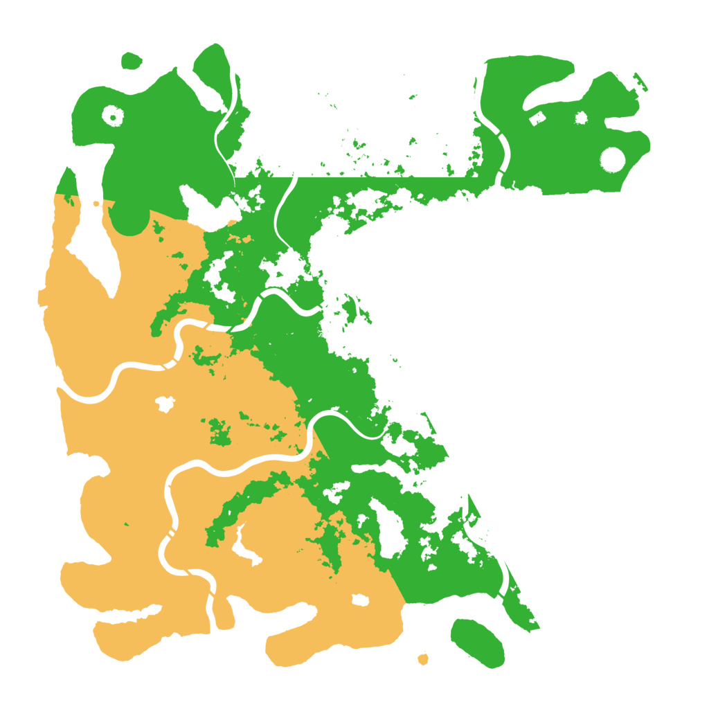 Biome Rust Map: Procedural Map, Size: 5000, Seed: 86147143