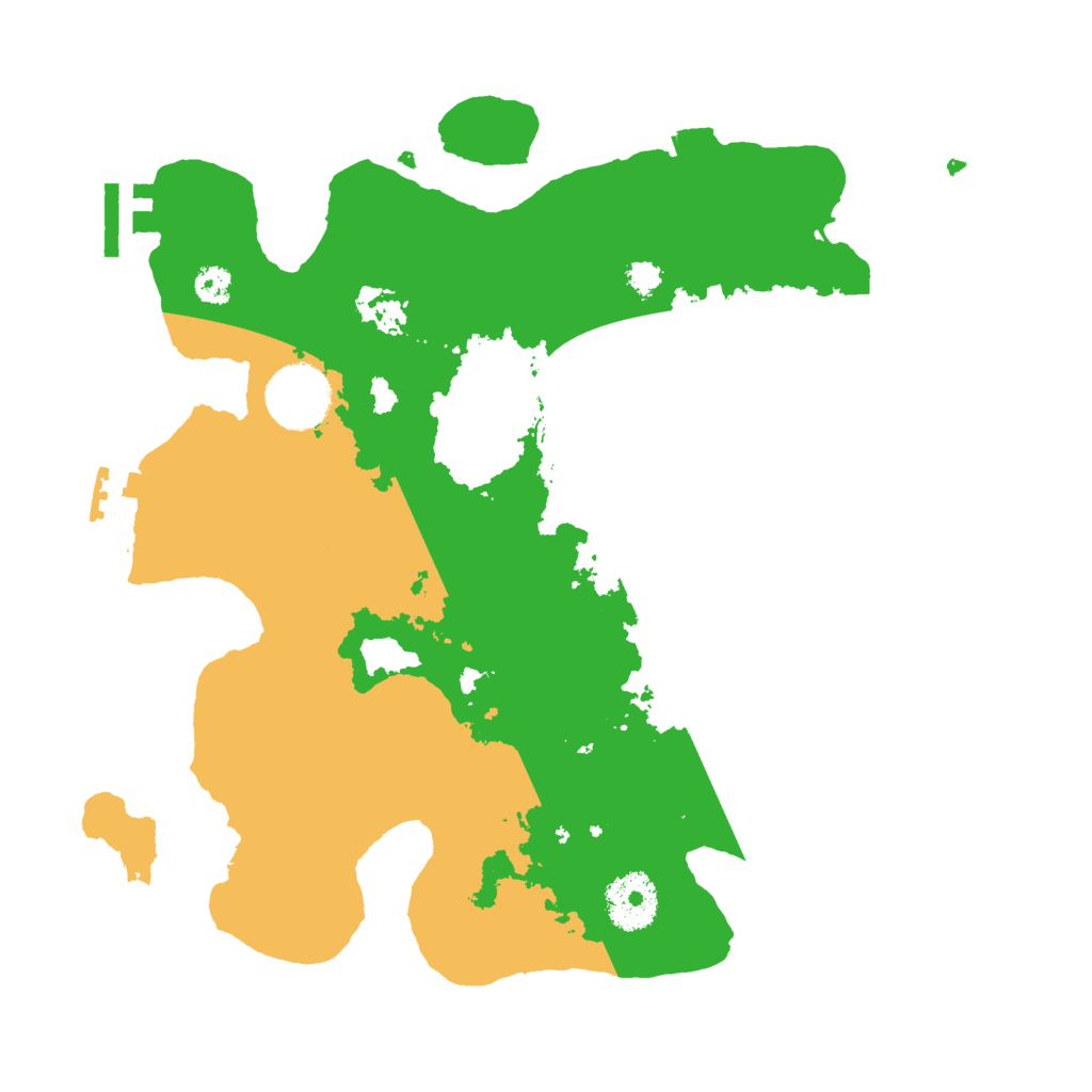 Biome Rust Map: Procedural Map, Size: 3000, Seed: 1116182928