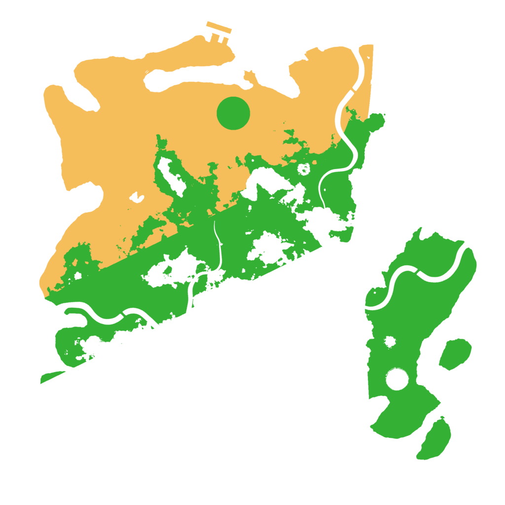 Biome Rust Map: Procedural Map, Size: 4000, Seed: 1360922773