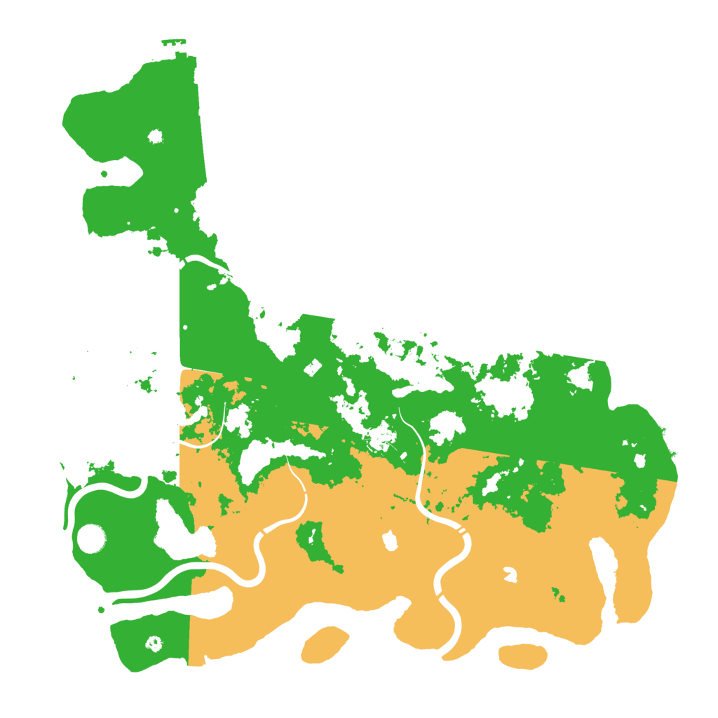 Biome Rust Map: Procedural Map, Size: 4500, Seed: 648409660