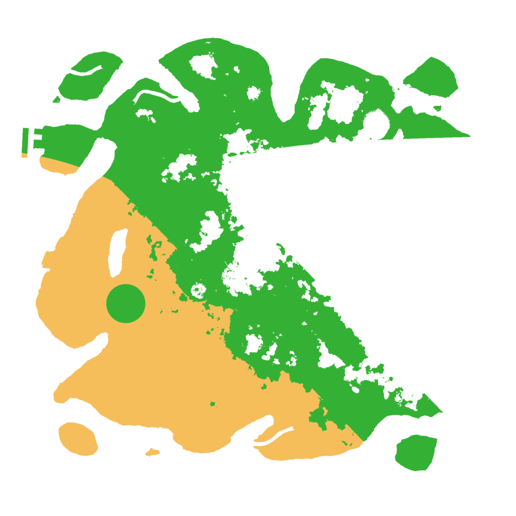 Biome Rust Map: Procedural Map, Size: 3500, Seed: 427301134