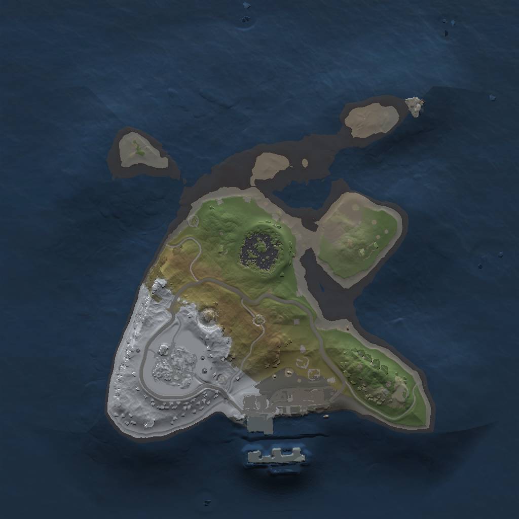 Rust Map: Procedural Map, Size: 1400, Seed: 723312280, 5 Monuments