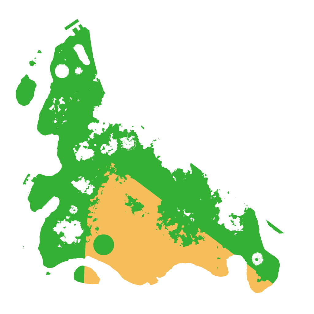 Biome Rust Map: Procedural Map, Size: 4000, Seed: 614342039
