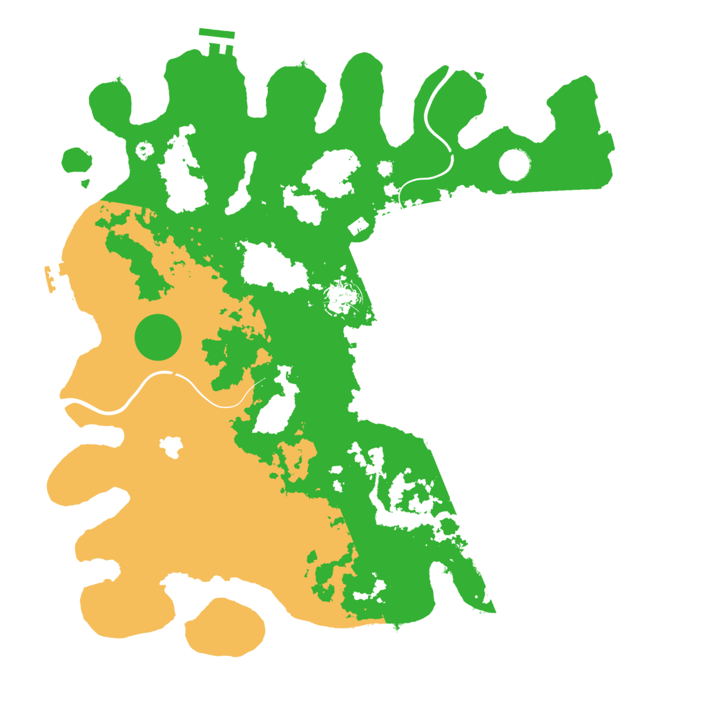 Biome Rust Map: Procedural Map, Size: 4000, Seed: 683499788