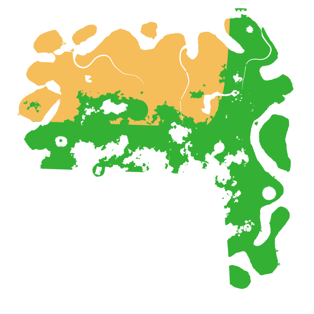 Biome Rust Map: Procedural Map, Size: 4100, Seed: 541132976