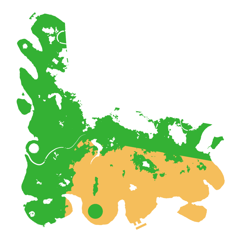 Biome Rust Map: Procedural Map, Size: 4300, Seed: 30000058