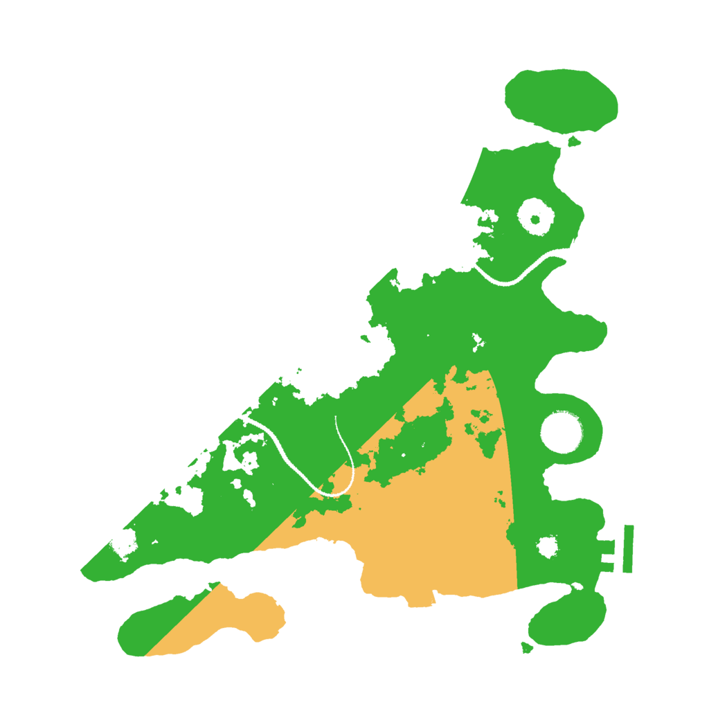 Biome Rust Map: Procedural Map, Size: 3000, Seed: 7574