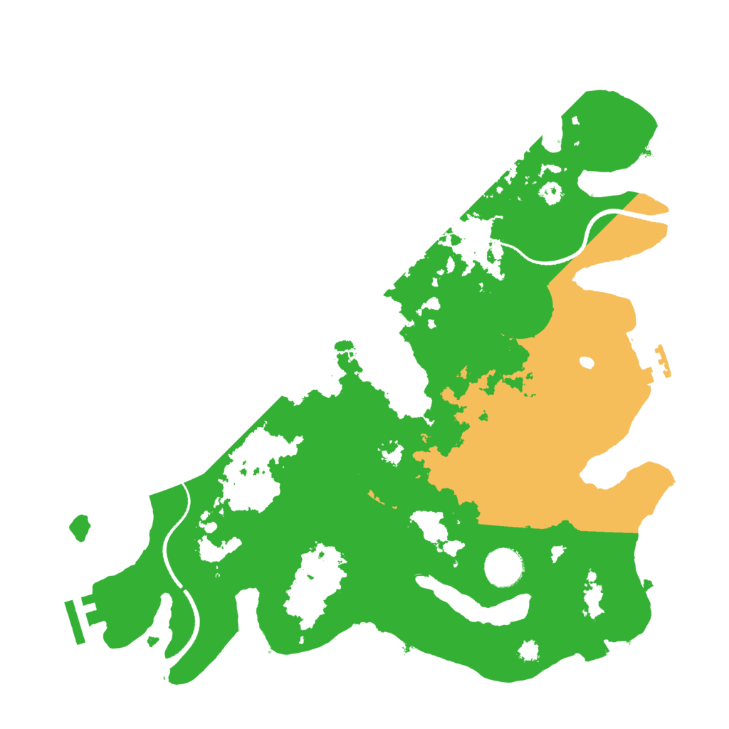 Biome Rust Map: Procedural Map, Size: 3300, Seed: 269098196