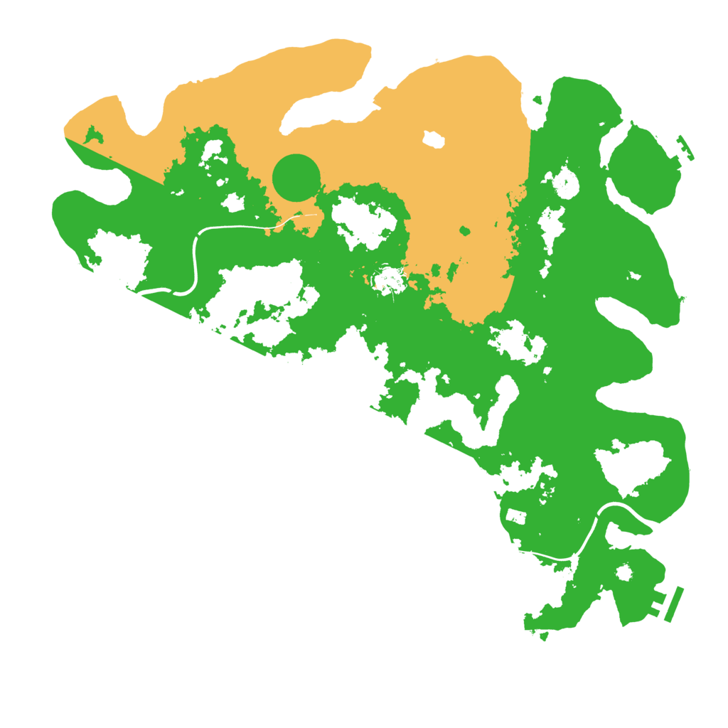 Biome Rust Map: Procedural Map, Size: 4000, Seed: 1138890809