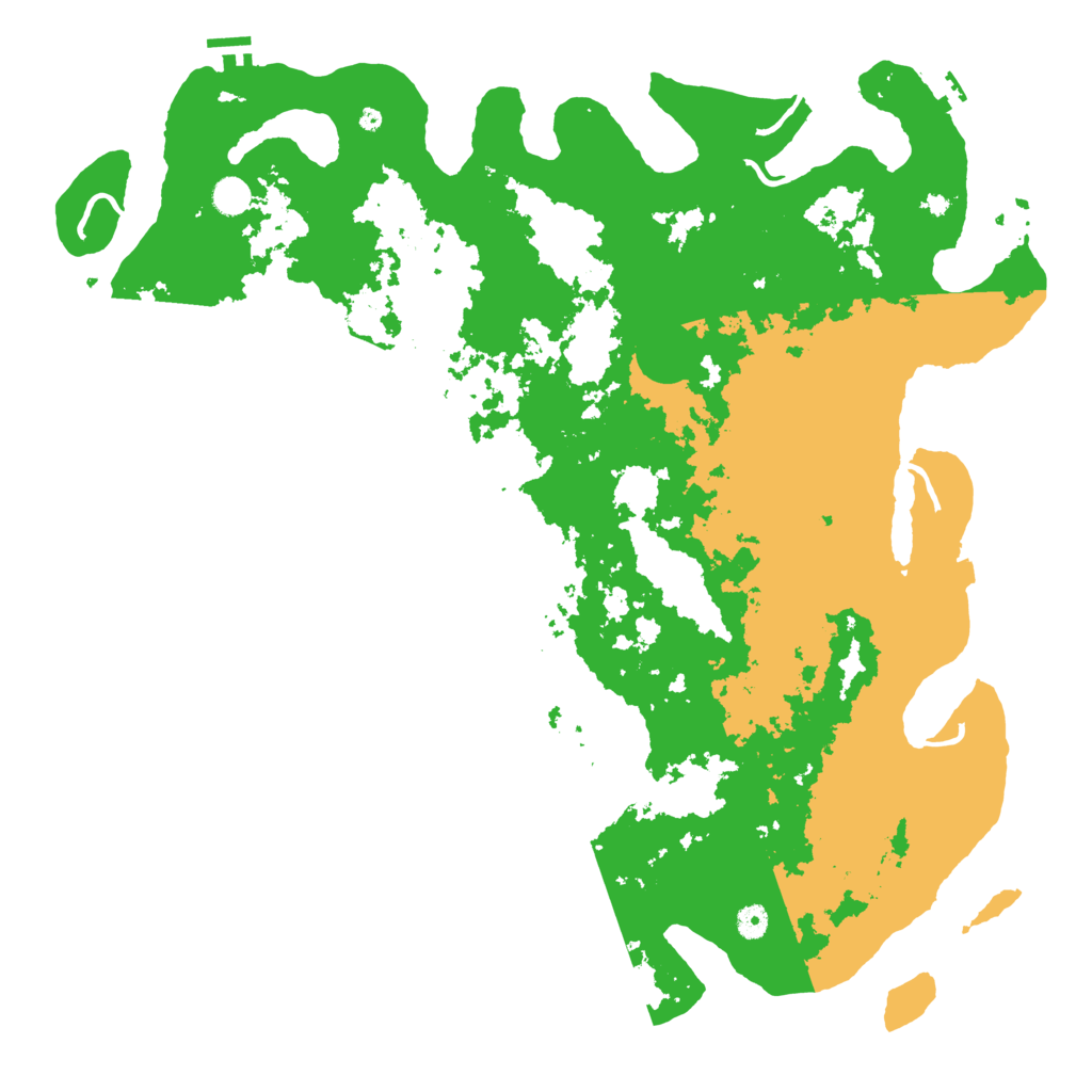 Biome Rust Map: Procedural Map, Size: 5000, Seed: 498881211