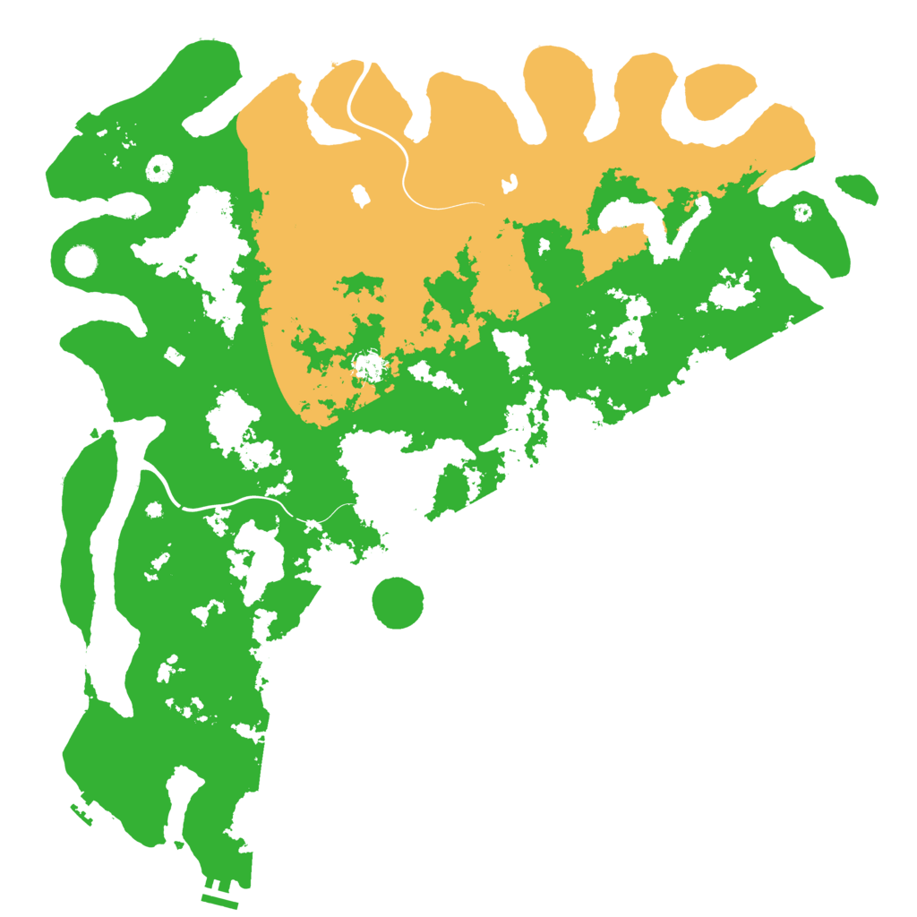 Biome Rust Map: Procedural Map, Size: 5000, Seed: 104161660
