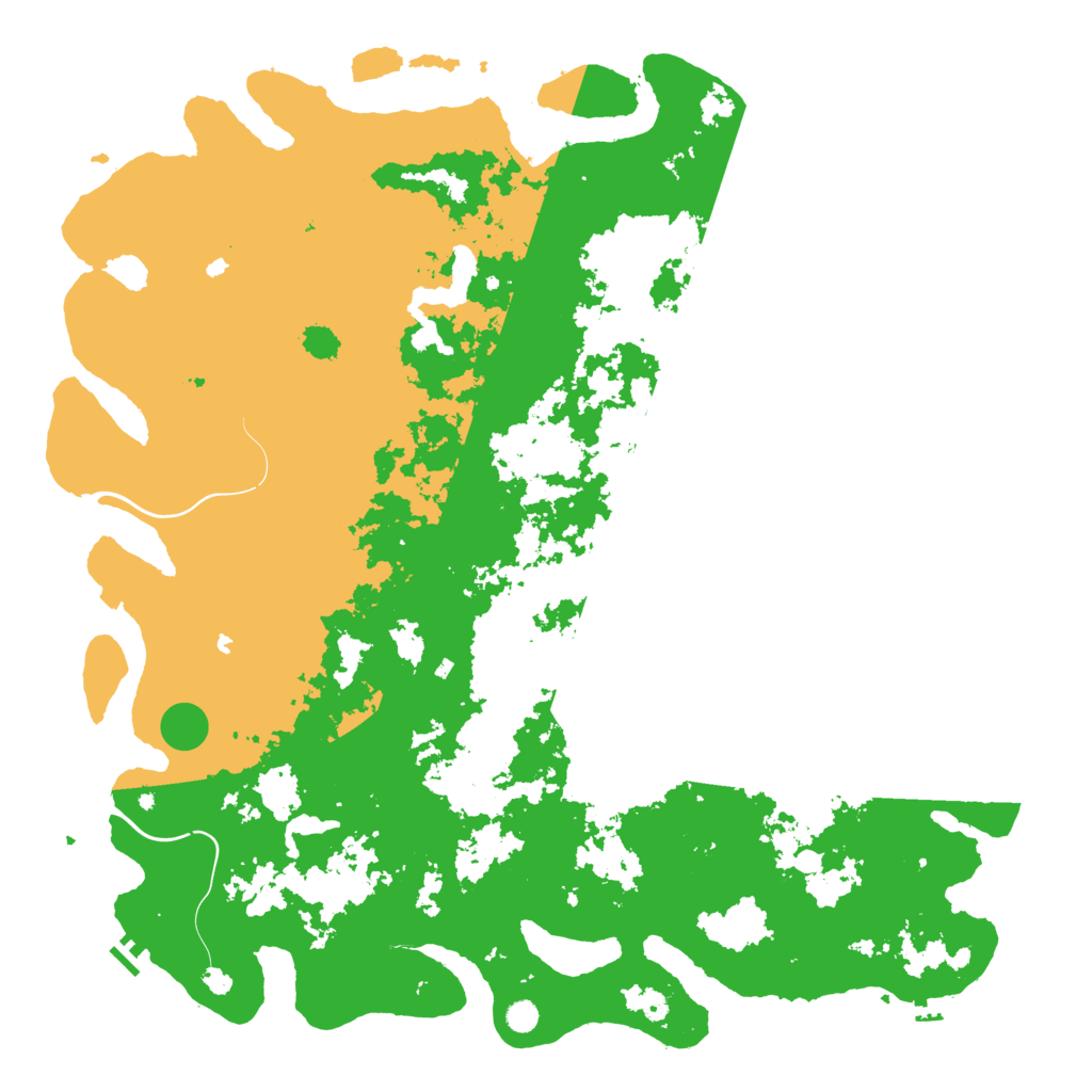 Biome Rust Map: Procedural Map, Size: 6000, Seed: 21836