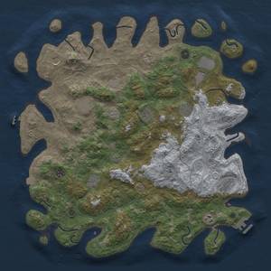 Thumbnail Rust Map: Procedural Map, Size: 4500, Seed: 2134910651, 19 Monuments