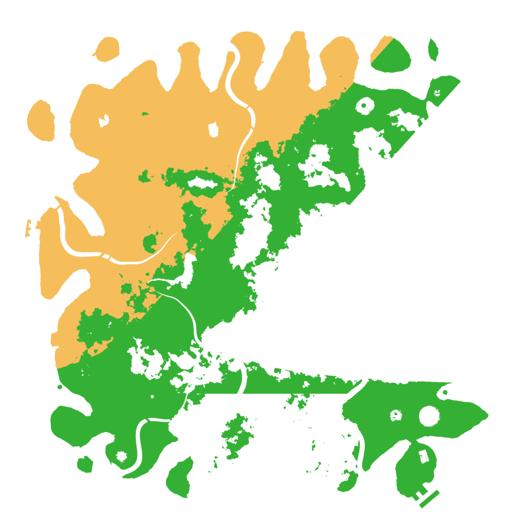 Biome Rust Map: Procedural Map, Size: 4500, Seed: 2134910651