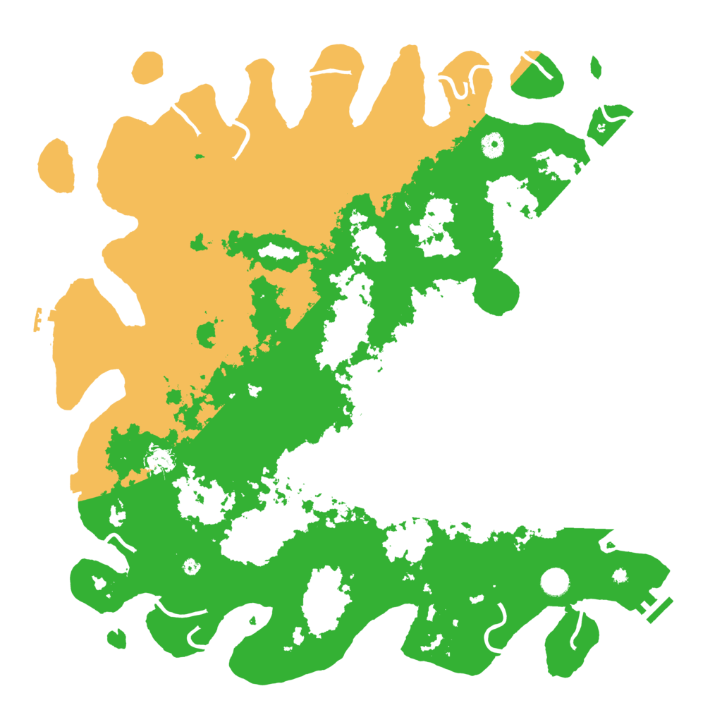 Biome Rust Map: Procedural Map, Size: 4500, Seed: 2134910651