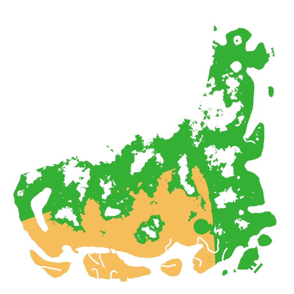 Biome Rust Map: Procedural Map, Size: 5000, Seed: 713673622