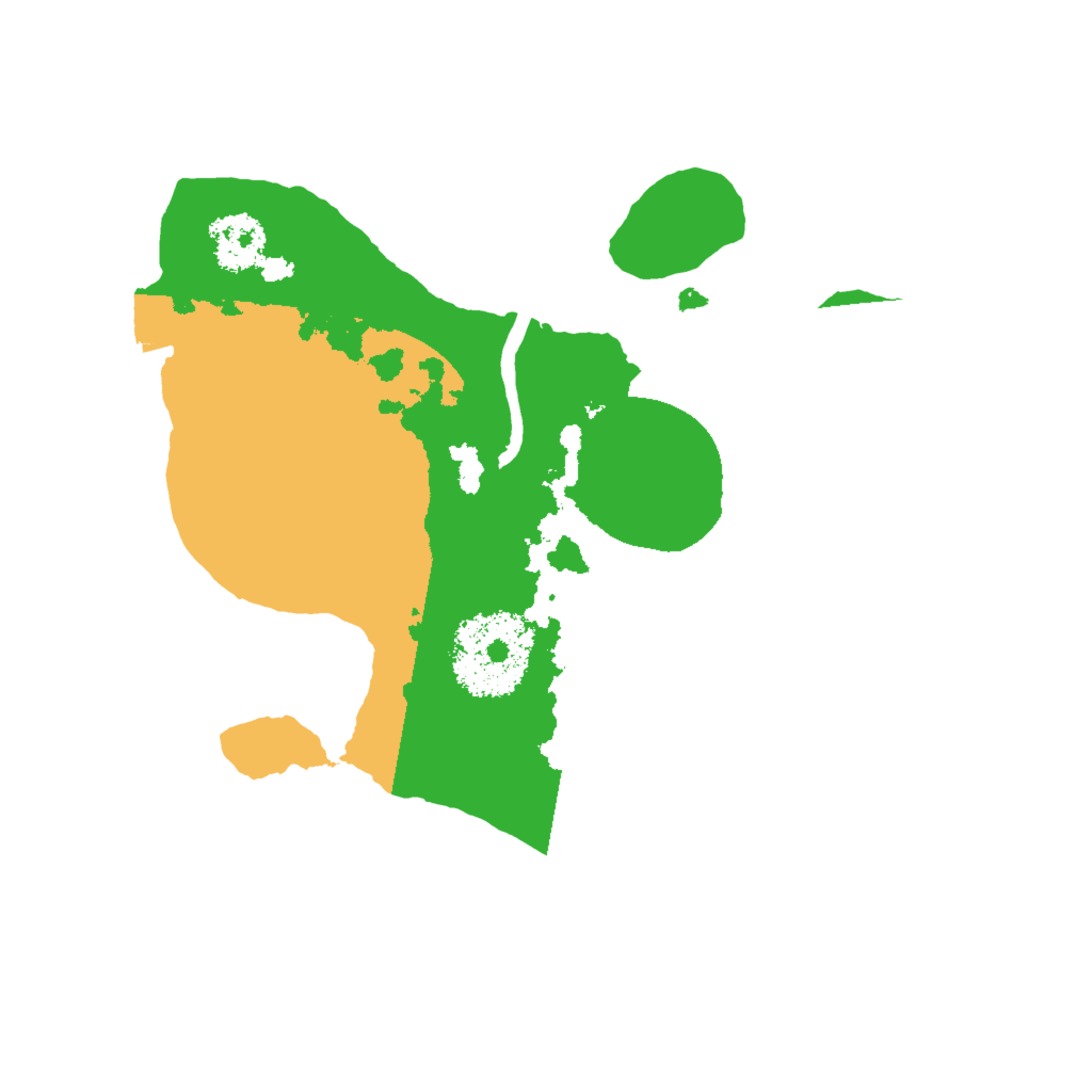 Biome Rust Map: Procedural Map, Size: 2000, Seed: 151768210