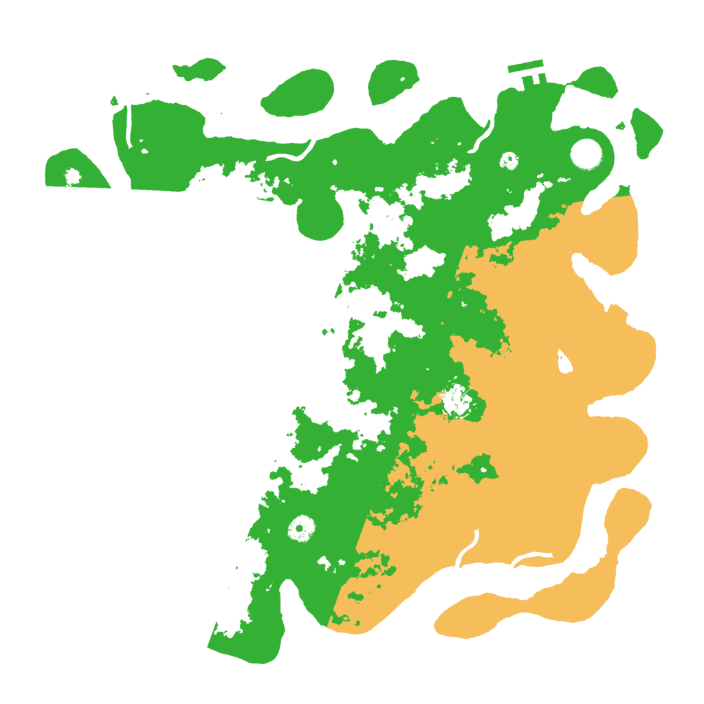 Biome Rust Map: Procedural Map, Size: 4000, Seed: 1251001730