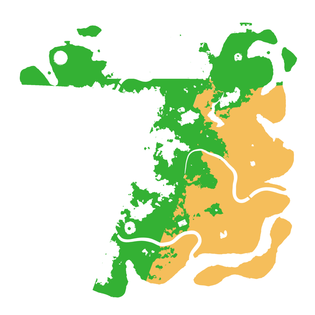 Biome Rust Map: Procedural Map, Size: 4000, Seed: 1251001730