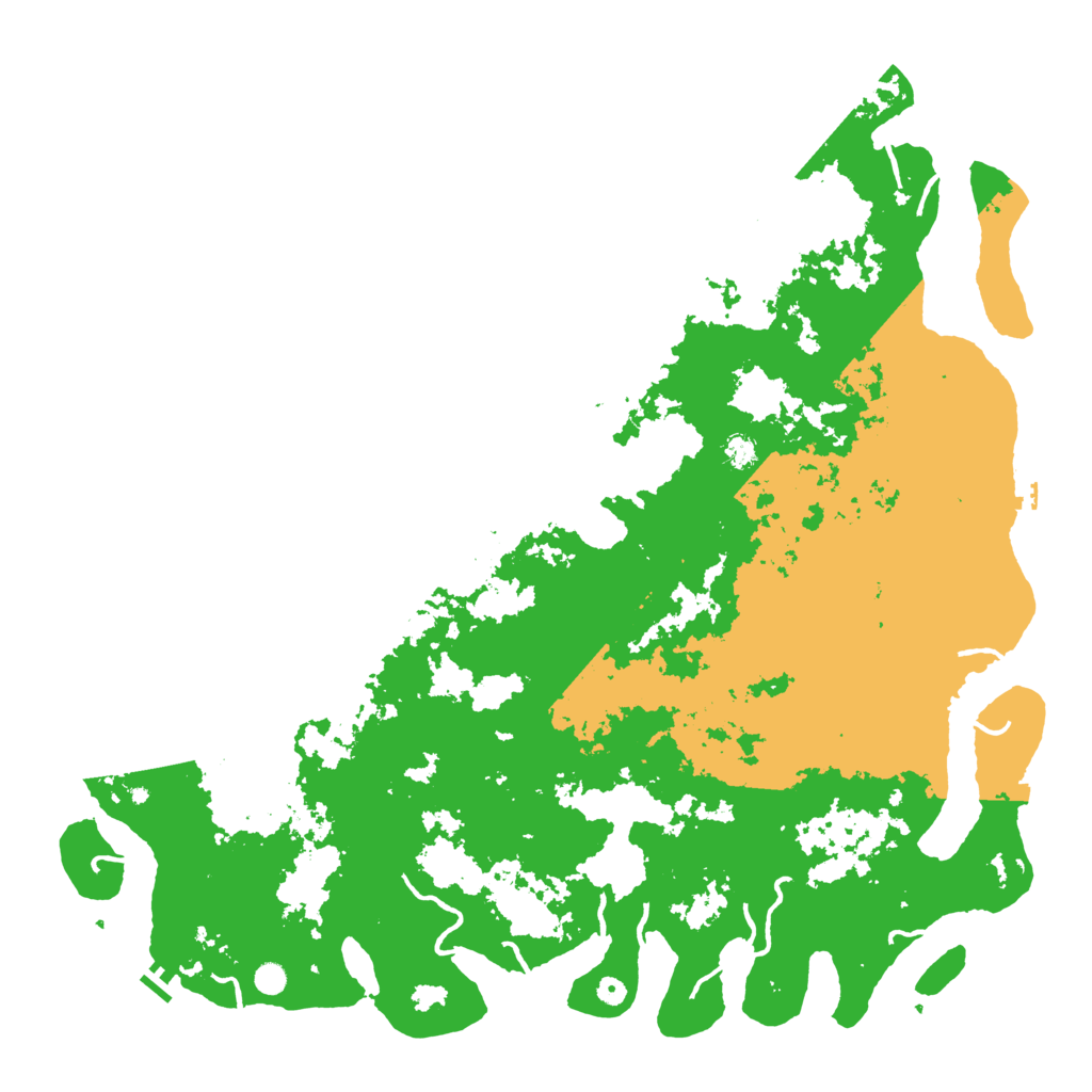 Biome Rust Map: Procedural Map, Size: 6000, Seed: 82827979