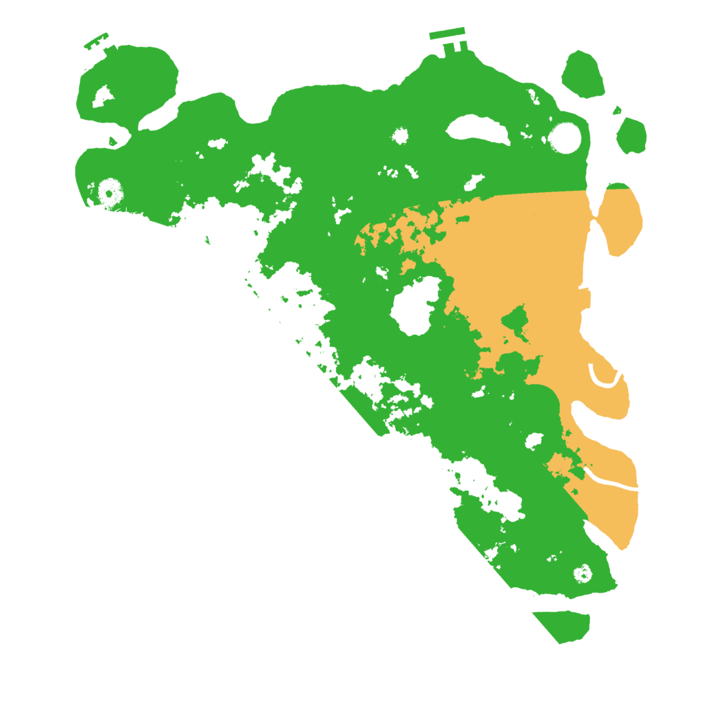 Biome Rust Map: Procedural Map, Size: 4000, Seed: 44389277