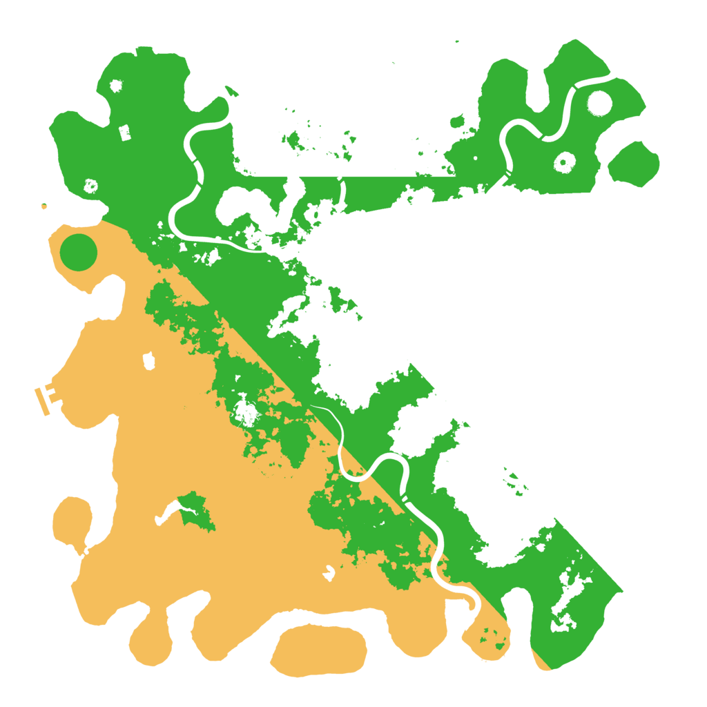 Biome Rust Map: Procedural Map, Size: 5000, Seed: 51515151