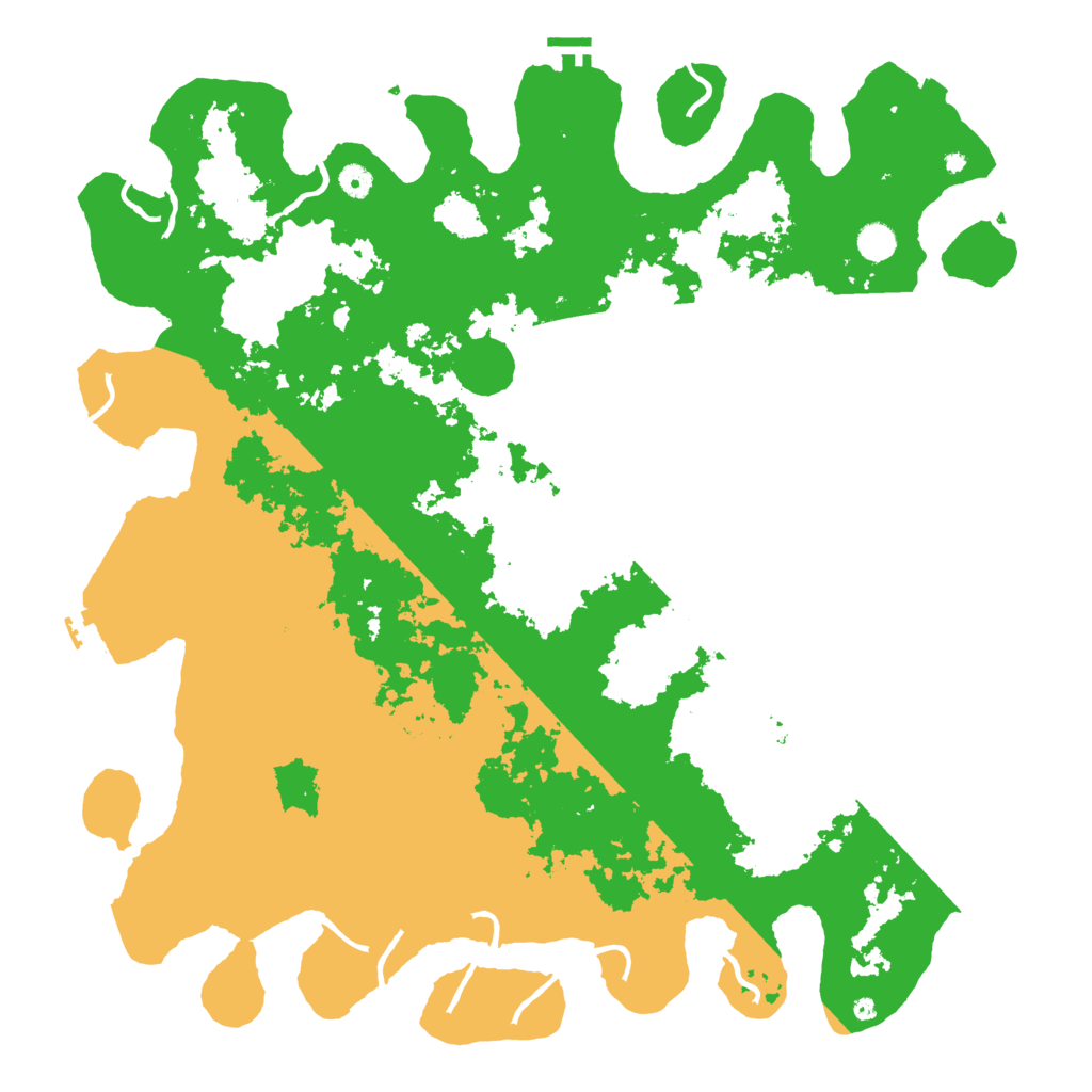 Biome Rust Map: Procedural Map, Size: 5000, Seed: 51515151
