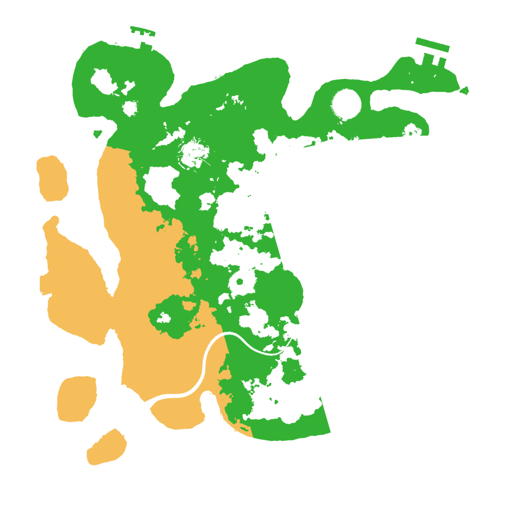 Biome Rust Map: Procedural Map, Size: 3000, Seed: 1433618405