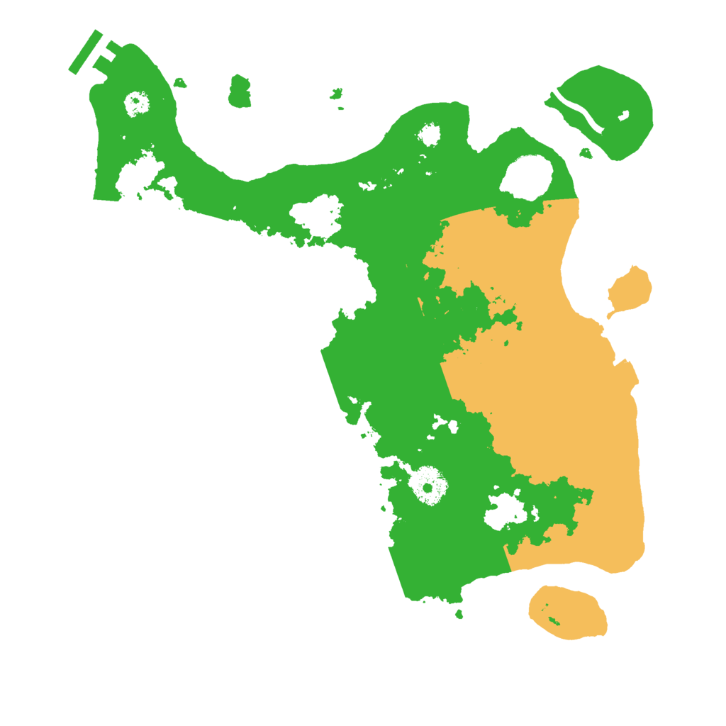Biome Rust Map: Procedural Map, Size: 3000, Seed: 616163923
