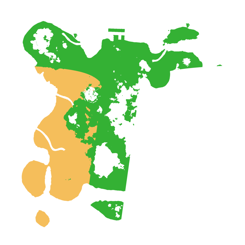 Biome Rust Map: Procedural Map, Size: 3000, Seed: 13911