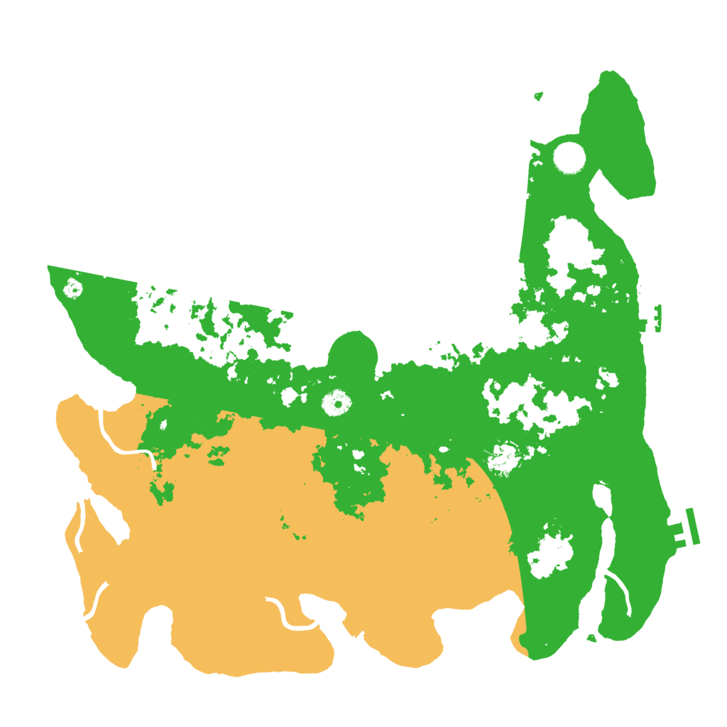 Biome Rust Map: Procedural Map, Size: 4000, Seed: 1040175564