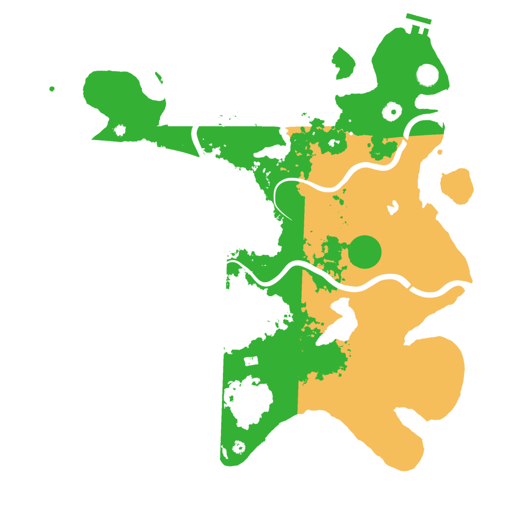 Biome Rust Map: Procedural Map, Size: 4000, Seed: 869825491