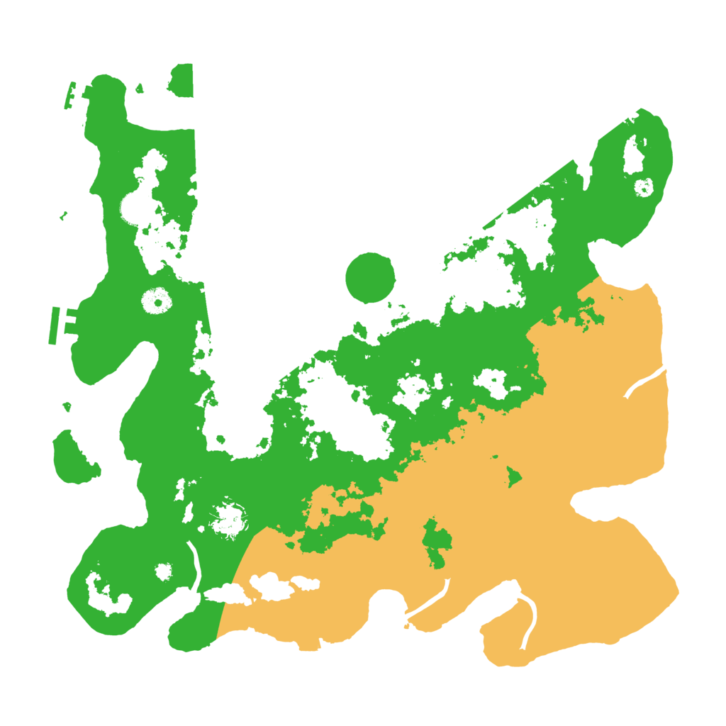 Biome Rust Map: Procedural Map, Size: 3895, Seed: 584559