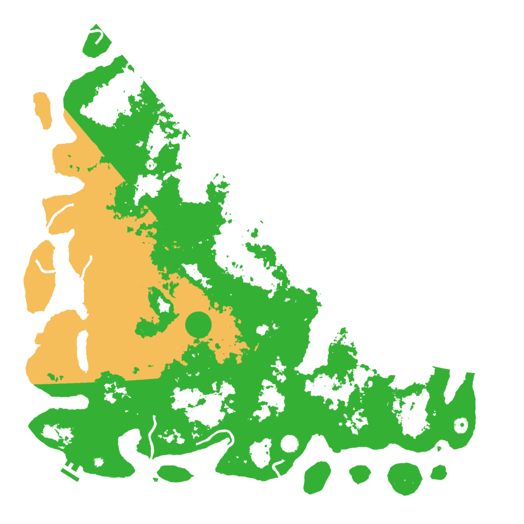 Biome Rust Map: Procedural Map, Size: 5250, Seed: 1234567890