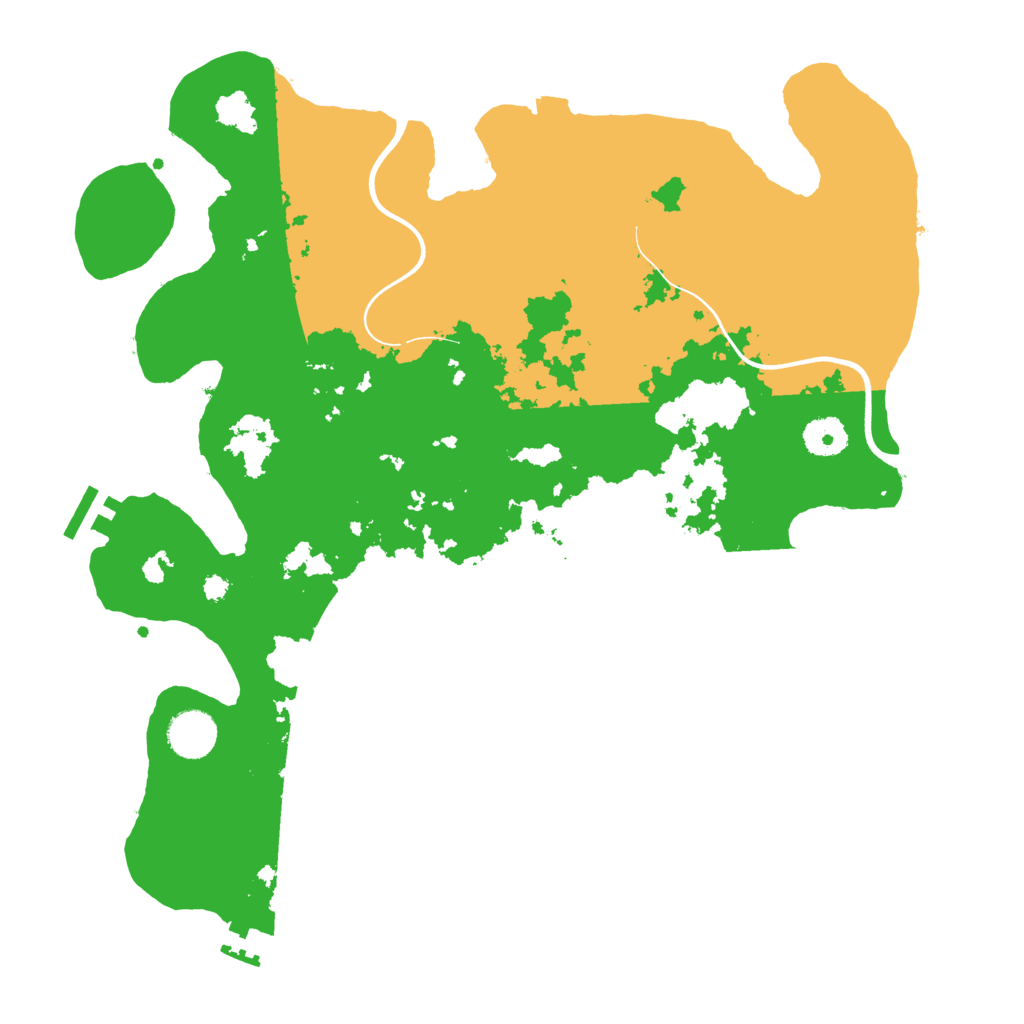 Biome Rust Map: Procedural Map, Size: 3700, Seed: 12311163