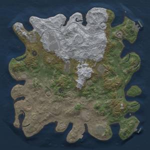 Thumbnail Rust Map: Procedural Map, Size: 4250, Seed: 2040535600, 19 Monuments