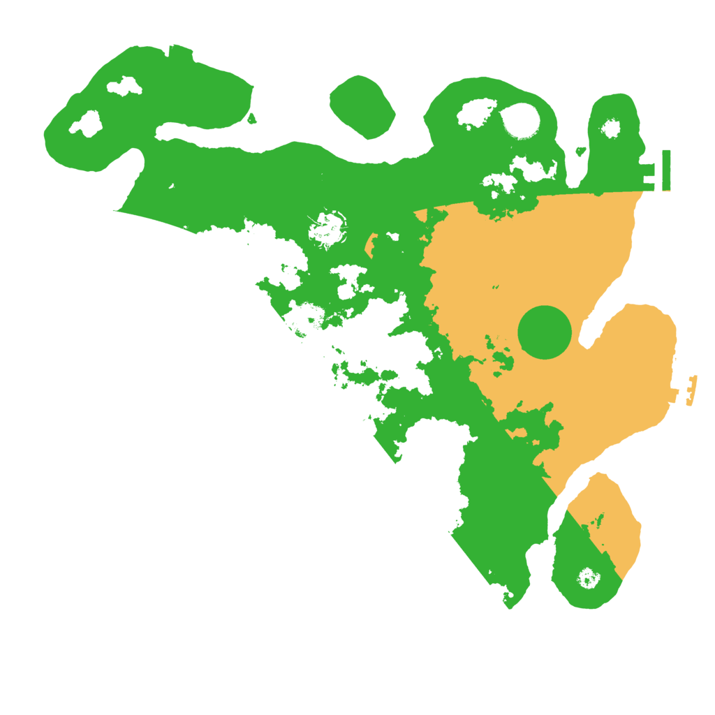 Biome Rust Map: Procedural Map, Size: 3500, Seed: 1576141379
