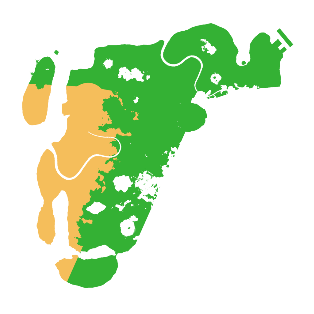 Biome Rust Map: Procedural Map, Size: 3000, Seed: 1495951781