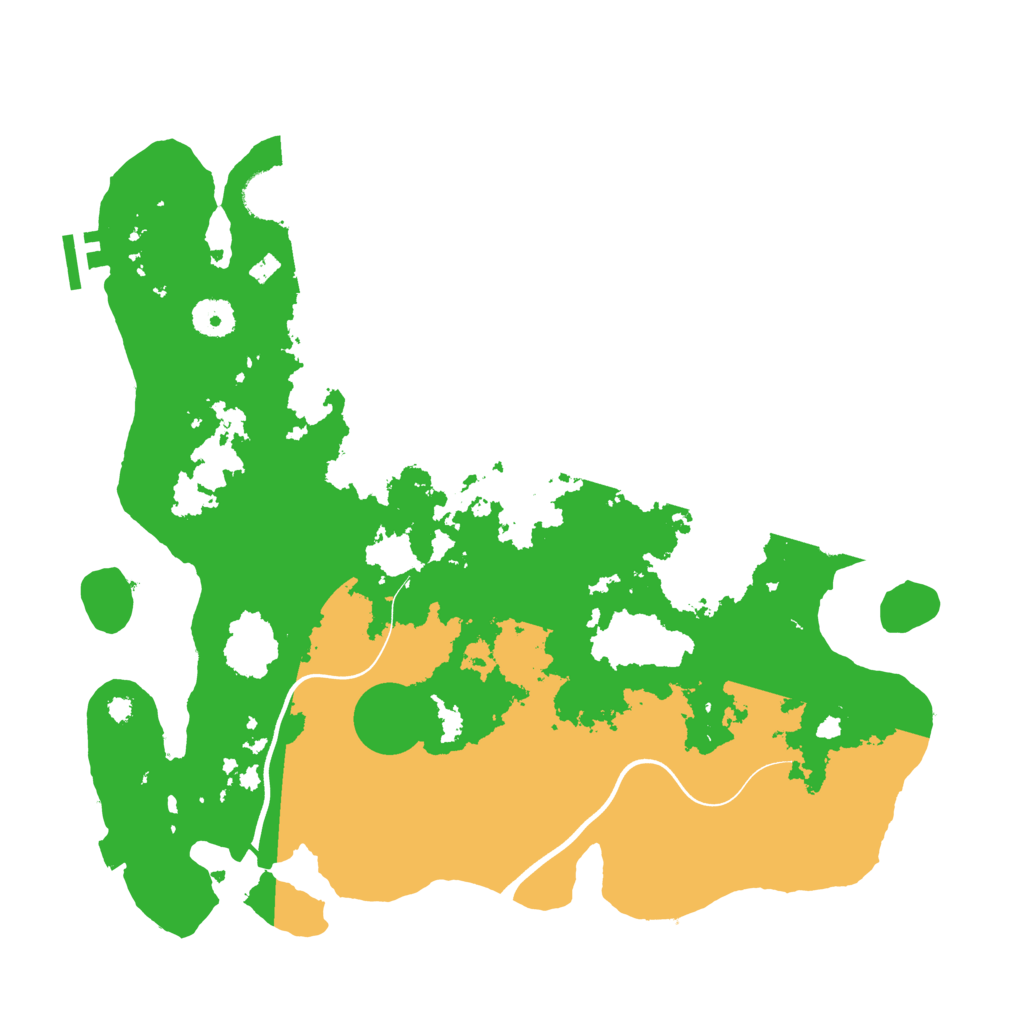 Biome Rust Map: Procedural Map, Size: 3750, Seed: 262523655