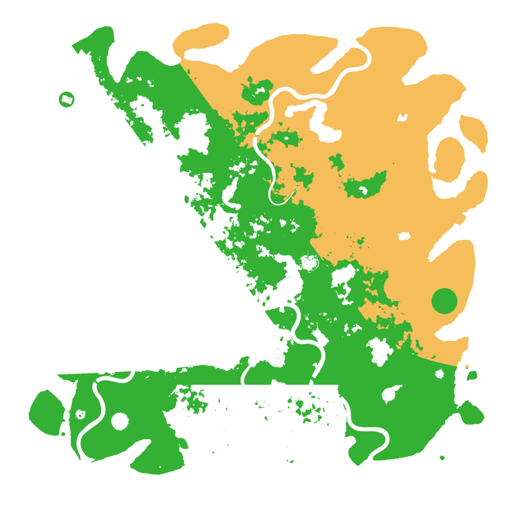Biome Rust Map: Procedural Map, Size: 5250, Seed: 145236987