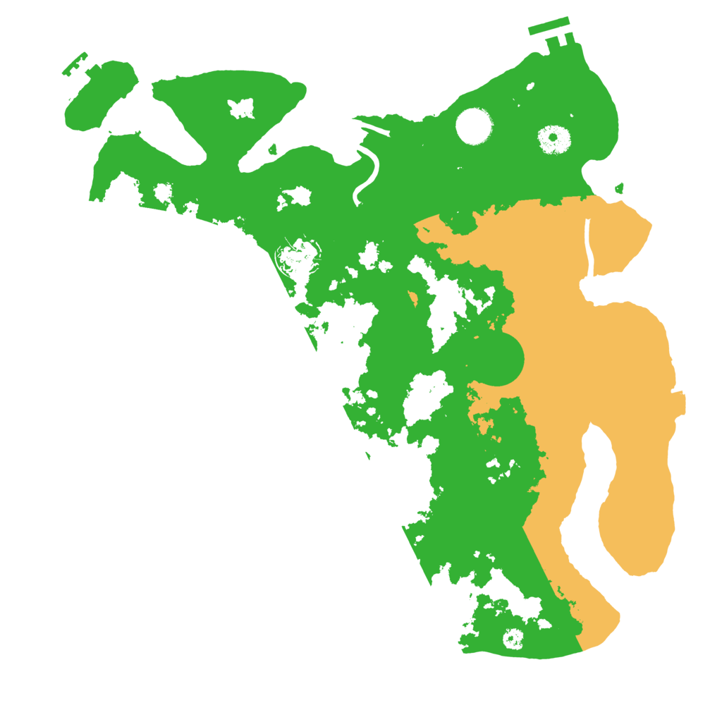 Biome Rust Map: Procedural Map, Size: 3500, Seed: 1963598415