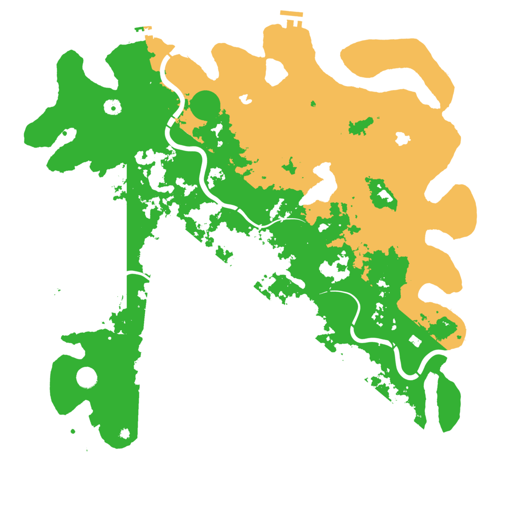 Biome Rust Map: Procedural Map, Size: 4500, Seed: 12673