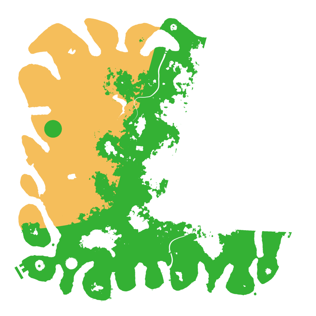 Biome Rust Map: Procedural Map, Size: 4750, Seed: 555206343