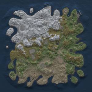 Thumbnail Rust Map: Procedural Map, Size: 4250, Seed: 987654327, 19 Monuments