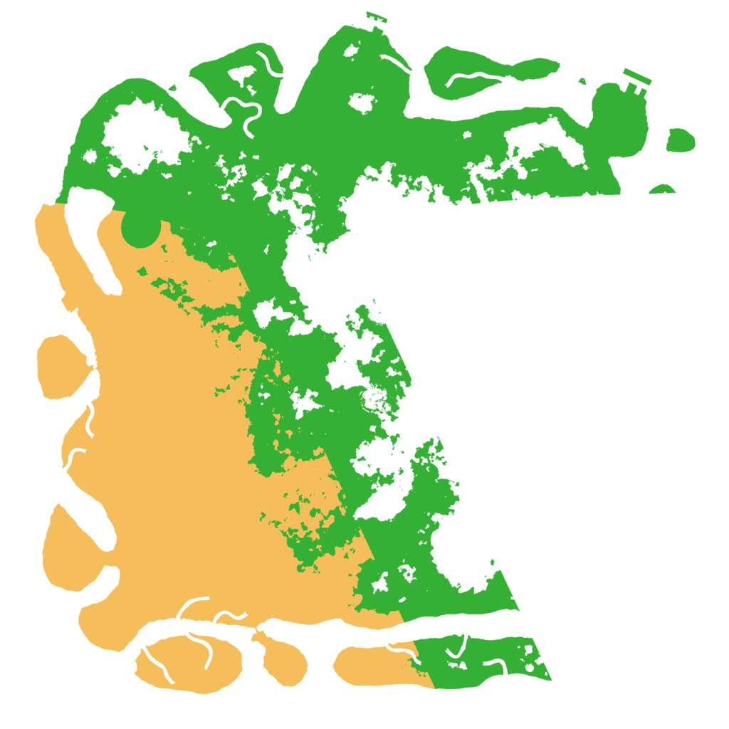 Biome Rust Map: Procedural Map, Size: 5000, Seed: 8575747