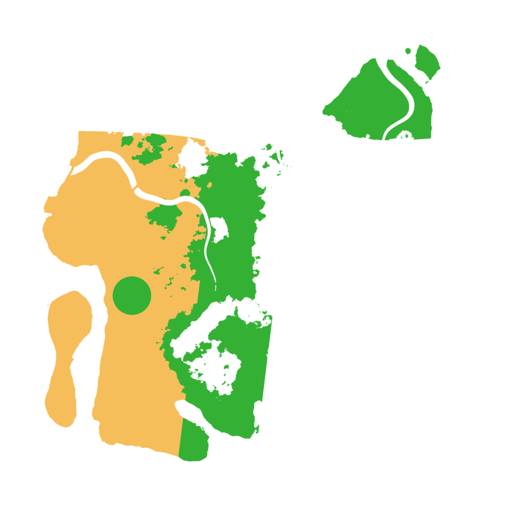 Biome Rust Map: Procedural Map, Size: 3500, Seed: 403058437