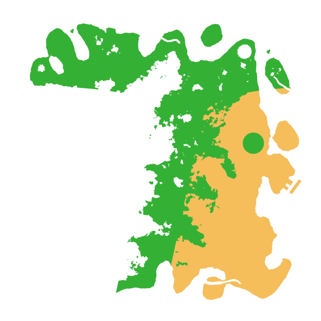 Biome Rust Map: Procedural Map, Size: 4000, Seed: 243671934